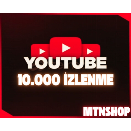  ⭐YOUTUBE 10.000 GERÇEK İZLENME GARANTİLİ⭐